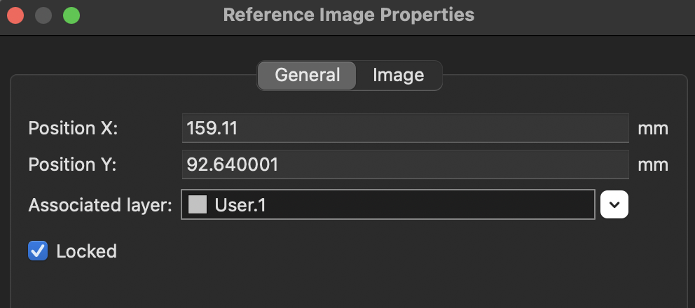 Setting the reference image to ‘locked’ in the User.1 layer