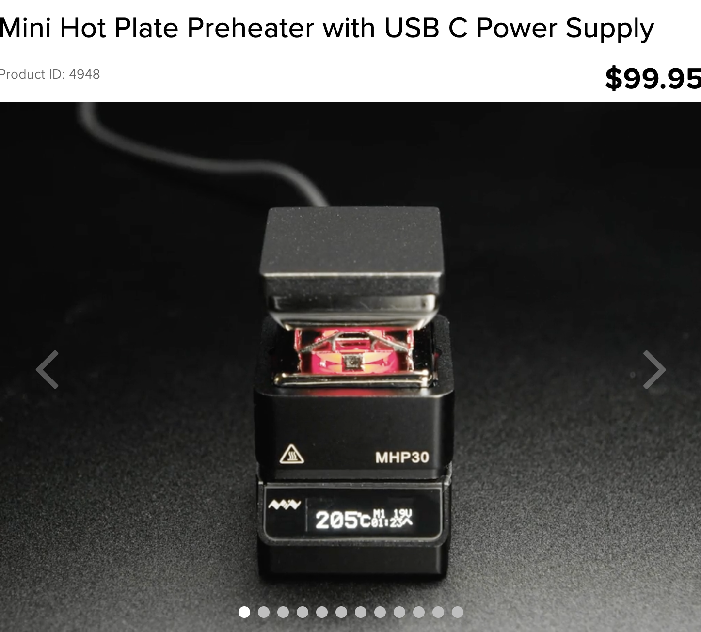 This thing is great for reflowing a section of a PCB, I love mine